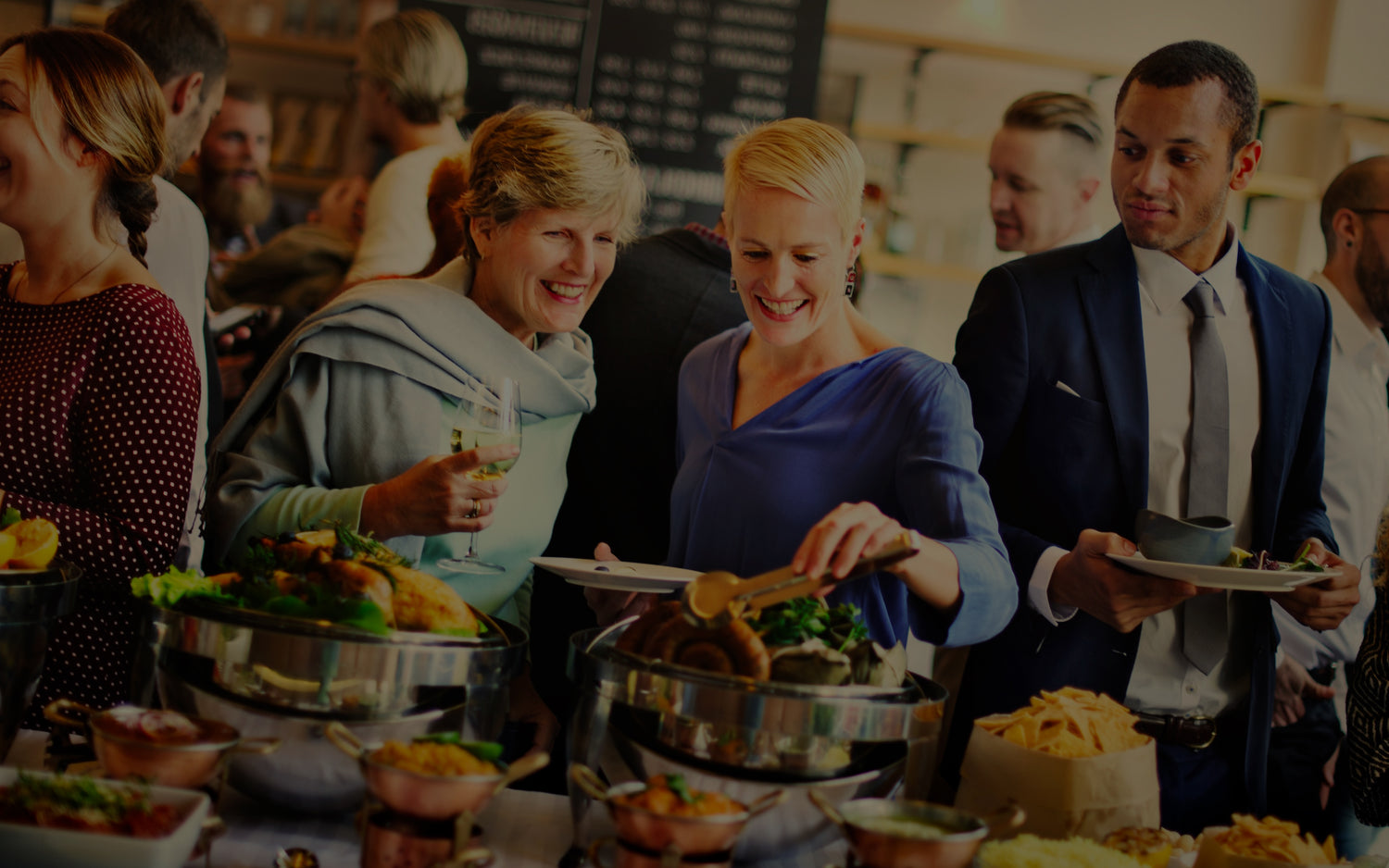 Beautifully presented food for a corporate or private event